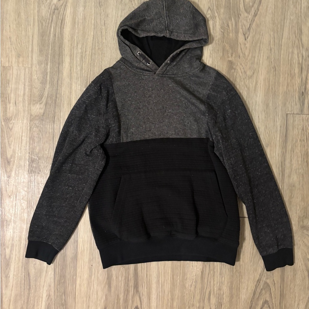 Univibe Gray and Black Kids Hoodie